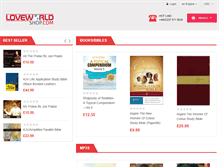 Tablet Screenshot of loveworldshop.org
